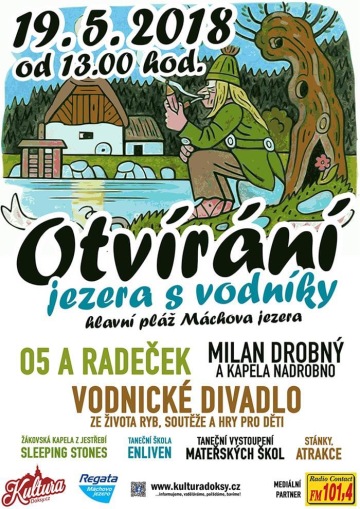 Otvírání Máchova jezera 2018